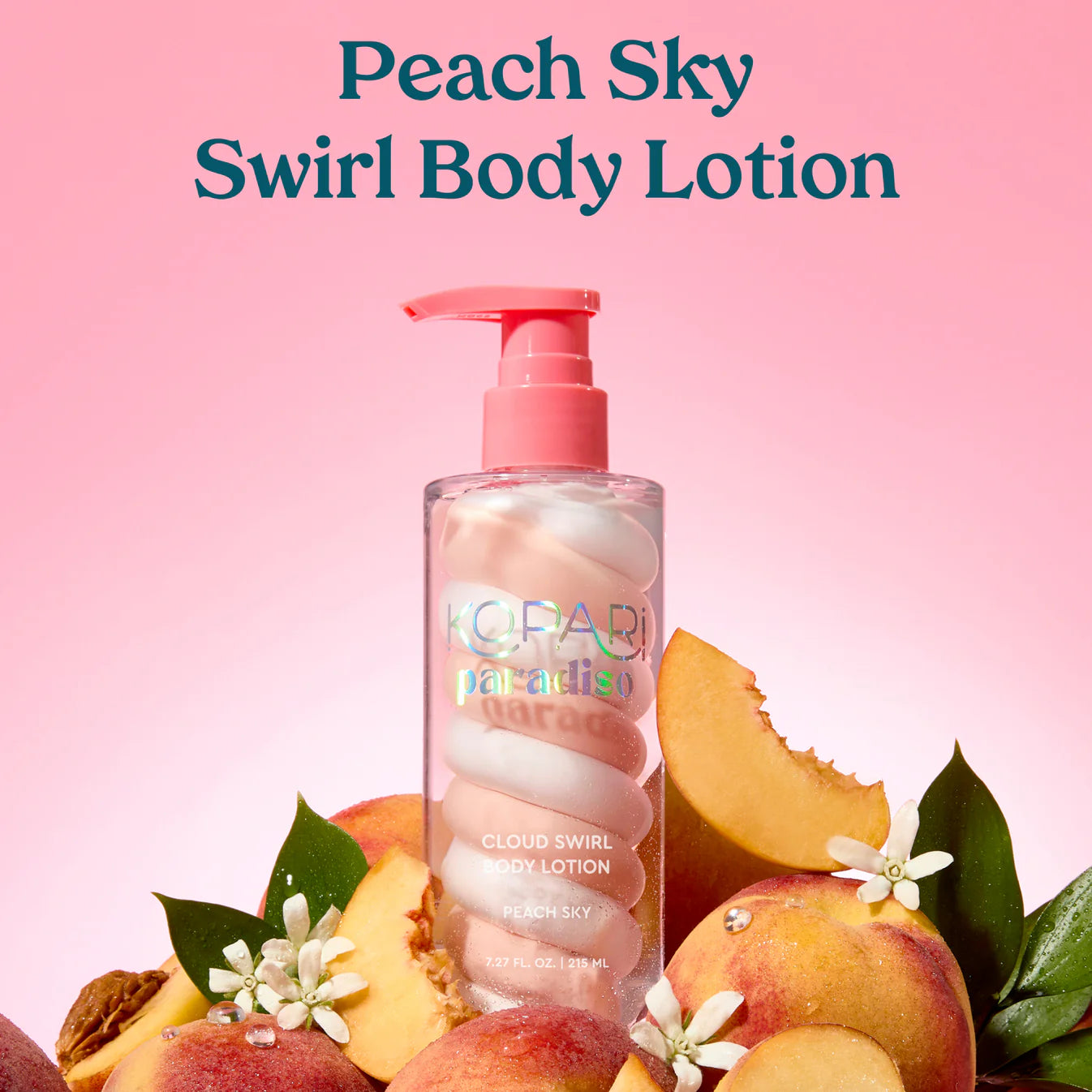 Paradiso Peach Sky Cloud Swirl Body Lotion