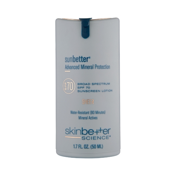 Skinbetter Science sunbetter SHEER SPF 70 Sunscreen Lotion