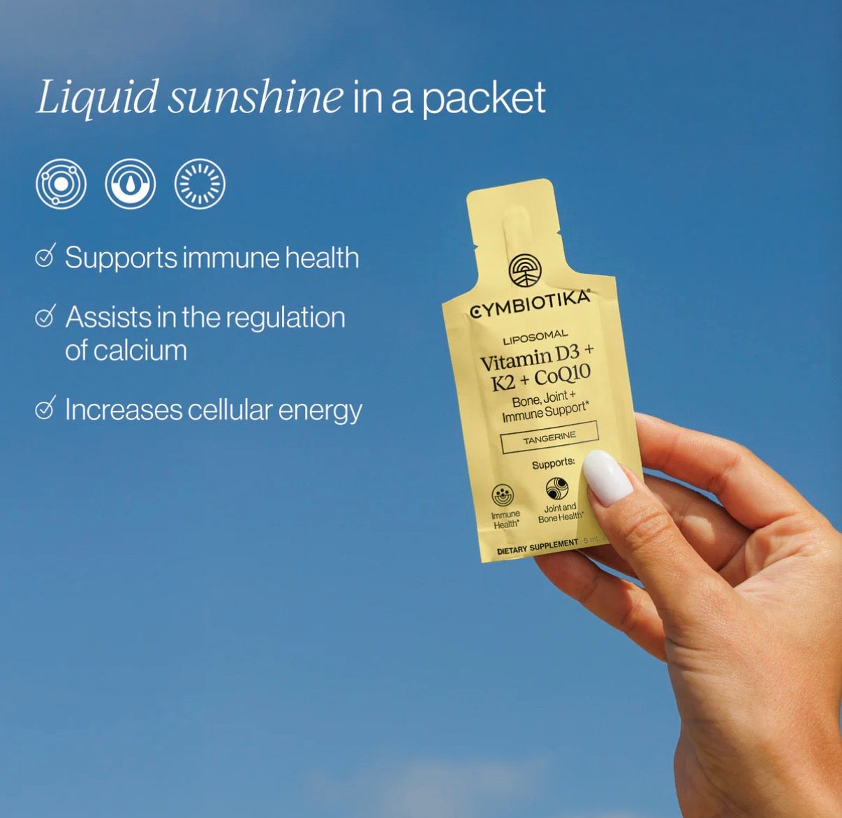 Vitamin D3 + K2 + CoQ10