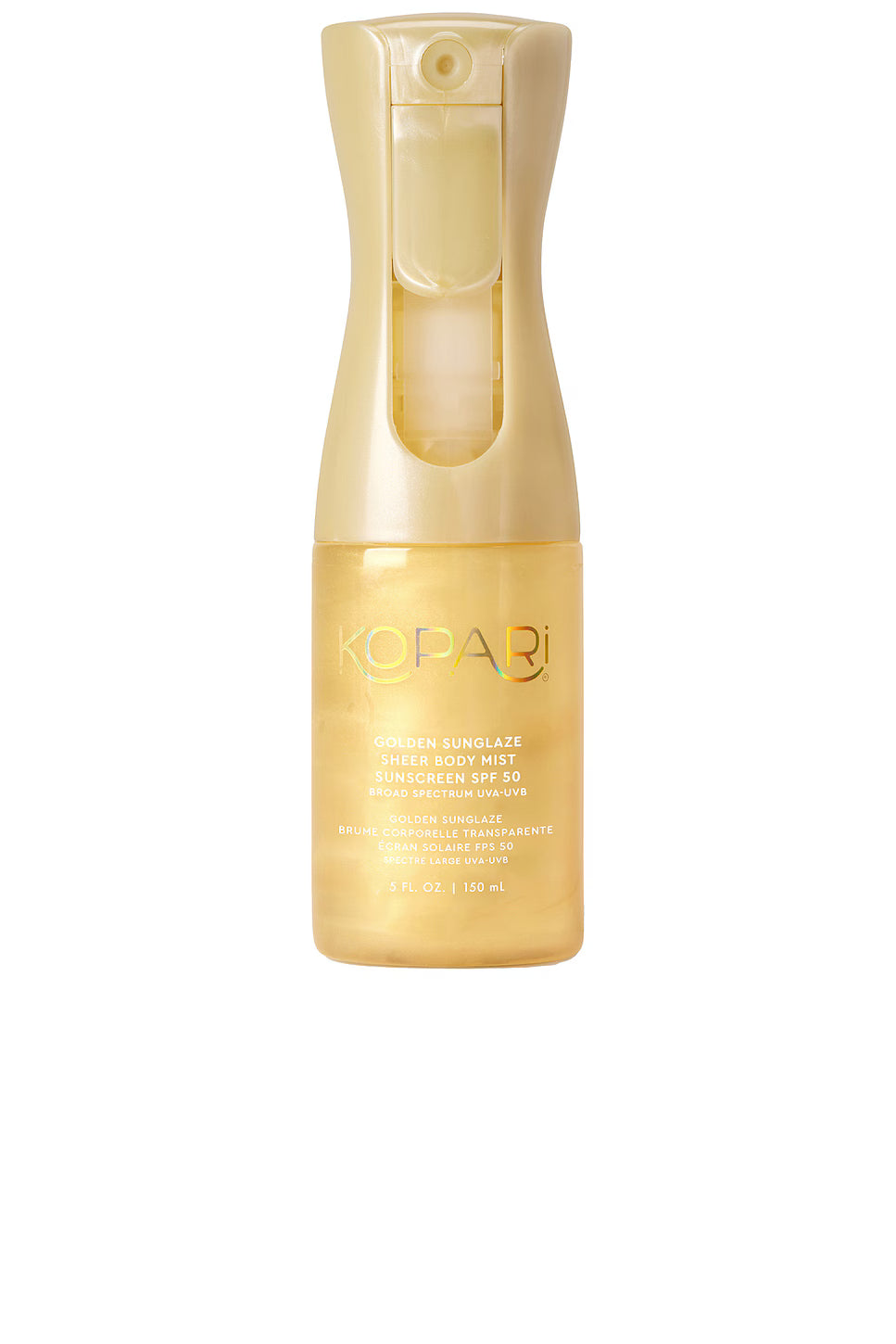Golden Sunglaze Sheer Body Mist Sunscreen SPF 50