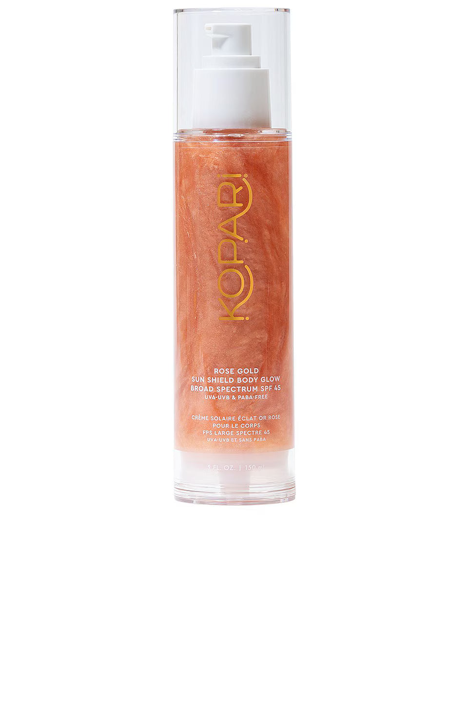 Rose Gold Sun Shield Body Glow Sunscreen SPF 45