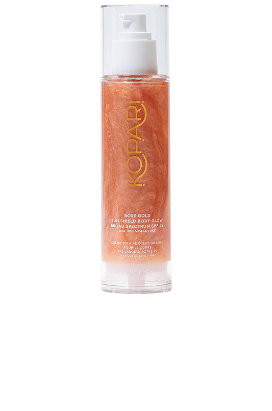 Rose Gold Sun Shield Body Glow Sunscreen SPF 45