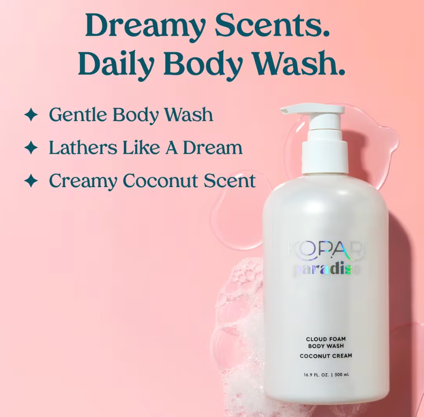 Cloud Foam Body Wash Coconut Cream