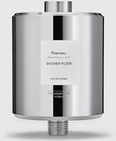 Filterbaby Pro X Dr. Dorfman Titanium Aluminum Shower Filter - Chrome